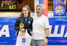 Lea Dolovac iz Partizana 1953 MVP finalnog turnira za pionirke