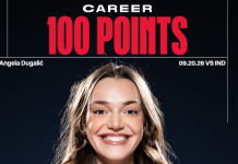 Anđela Dugalić u klubu 100