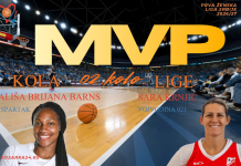 Ališa Brijana Barns MVP 2. kola, Sara Krnjić predvodi PŽLS